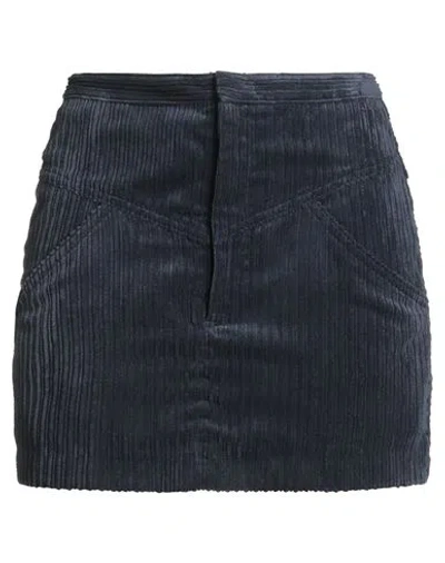 Isabel Marant Woman Mini Skirt Midnight Blue Size 4 Polyester, Polyamide