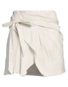Isabel Marant Woman Mini Skirt Off White Size L Cotton
