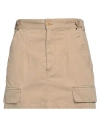 Isabel Marant Woman Mini Skirt Sand Size 6 Cotton In Beige
