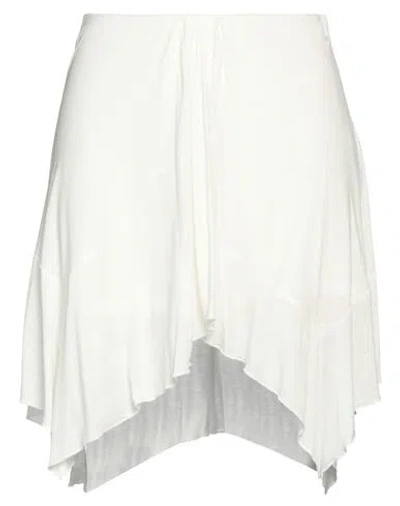 Isabel Marant Woman Mini Skirt White Size 8 Viscose