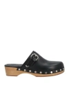 Isabel Marant Woman Mules & Clogs Black Size 5.5 Calfskin In Black