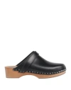 Isabel Marant Thalie Round Toe Clogs In Black