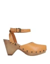 Isabel Marant Woman Mules & Clogs Camel Size 6.5 Cow Leather In Brown