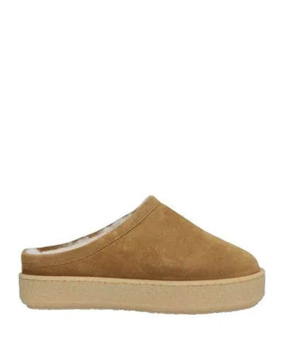 ISABEL MARANT ISABEL MARANT WOMAN MULES & CLOGS KHAKI SIZE 4 CALFSKIN