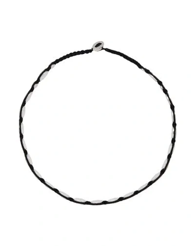Isabel Marant Woman Necklace Black Size - Aluminum, Polyester, Brass