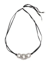 Isabel Marant Woman Necklace Black Size - Brass, Resin, Tin In Black