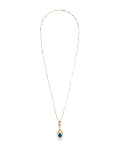 Isabel Marant Woman Necklace Blue Size - Metal