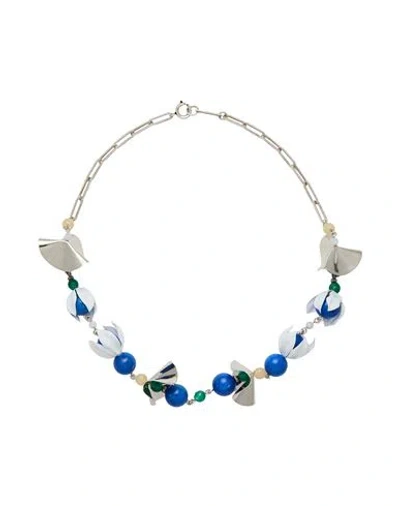 Isabel Marant Woman Necklace Blue Size - Metal