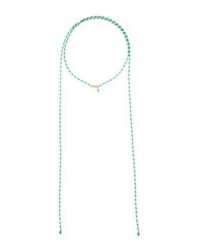 Isabel Marant Clasp-free Necklace In Green