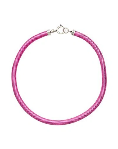 Isabel Marant Metal Necklaces In Pink