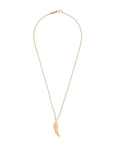 Isabel Marant Chain Pendant Necklace In Gold
