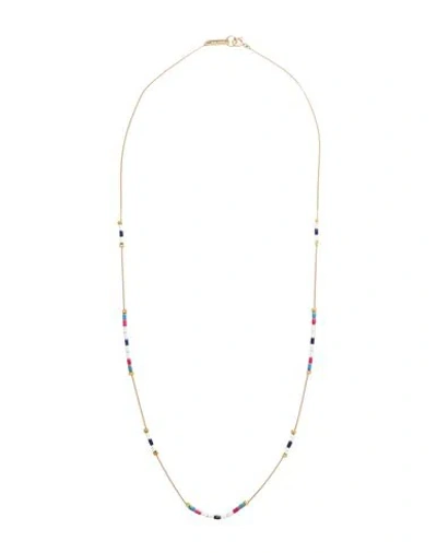 Isabel Marant Beaded Necklace In Gold