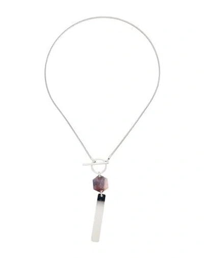 Isabel Marant Woman Necklace Light Pink Size - Metal