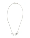 Isabel Marant Woman Necklace Silver Size - Brass, Titanium In Metallic