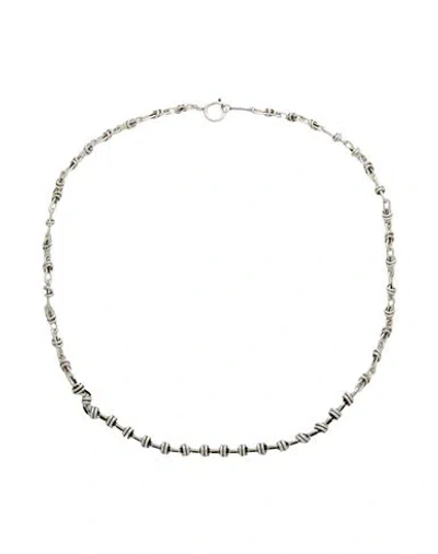 Isabel Marant Woman Necklace Silver Size - Brass