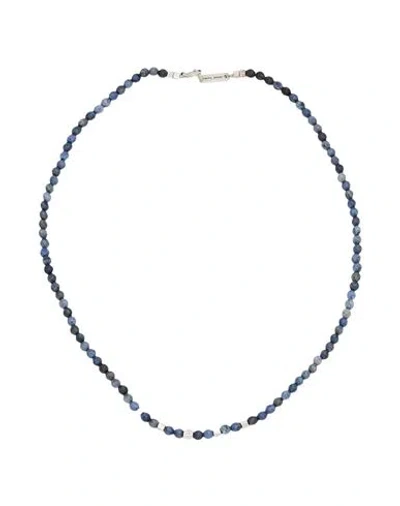 Isabel Marant Woman Necklace Slate Blue Size - Plastic, Metal