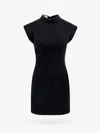 Isabel Marant Nina Open Back Denim Mini Dress In Black