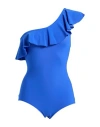 Isabel Marant Woman One-piece Swimsuit Bright Blue Size 2 Polyamide, Elastane