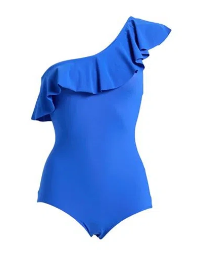 Isabel Marant Woman One-piece Swimsuit Bright Blue Size 2 Polyamide, Elastane In Blue