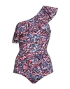 Isabel Marant Woman One-piece Swimsuit Magenta Size 8 Polyamide, Elastane In Magenta