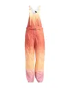 Isabel Marant Tie-dyed Dungarees In Orange
