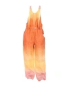 Isabel Marant Woman Overalls Orange Size 8 Cotton, Linen In Orange