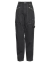 Isabel Marant Woman Pants Black Size 6 Cotton, Hemp In Black