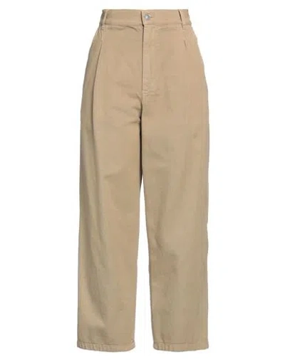 Isabel Marant Woman Pants Camel Size 10 Cotton In Beige