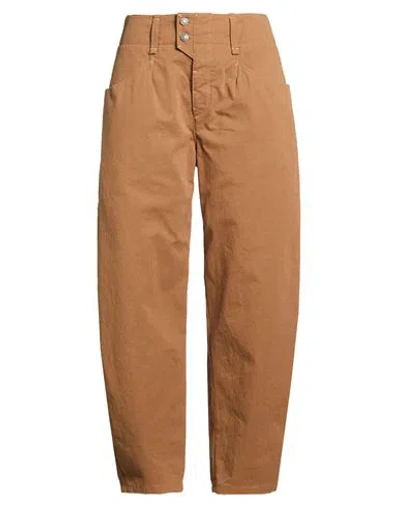 Isabel Marant Woman Pants Camel Size 10 Cotton In Beige