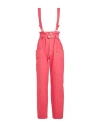 Isabel Marant Woman Pants Coral Size 8 Linen, Cotton, Elastane In Red
