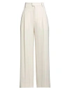 Isabel Marant Woman Pants Cream Size 8 Polyester, Recycled Polyester, Elastane