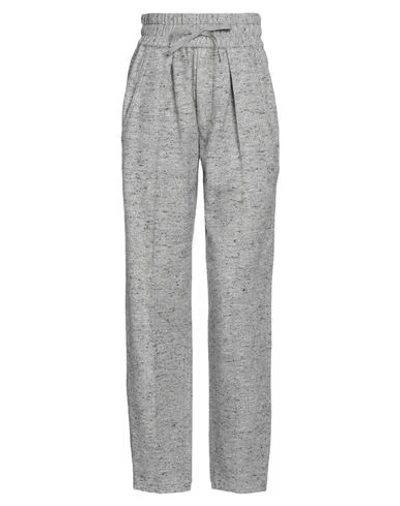 Isabel Marant Woman Pants Grey Size 4 Cotton, Acrylic, Polyester In Gray