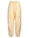 Isabel Marant Lahore Tapered Cropped Trousers In Yellow