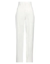 Isabel Marant Woman Pants White Size 8 Hemp, Viscose, Elastane In White
