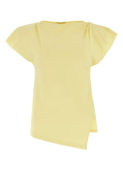 Isabel Marant Woman Pastel Yellow Cotton Sebani T-shirt