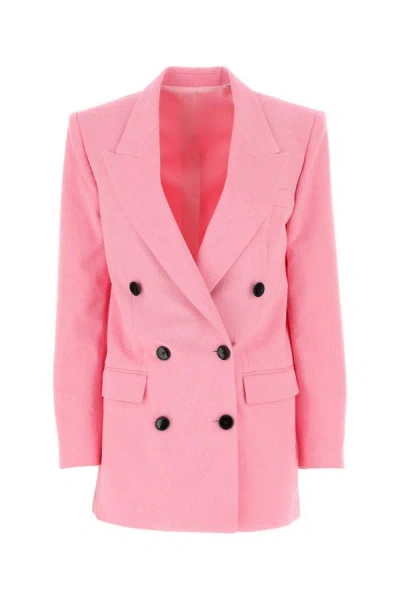 Isabel Marant Woman Pink Wool Oversize Nevim Blazer