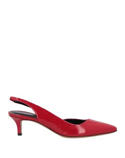 Isabel Marant Woman Pumps Red Size 5 Sheepskin