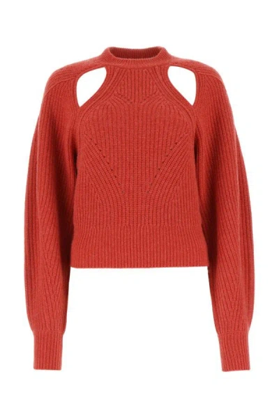 ISABEL MARANT ISABEL MARANT WOMAN RED WOOL BLEND PALMA SWEATER