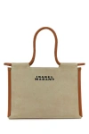 Isabel Marant Toledo Medium Cotton Tote Bag In Brown