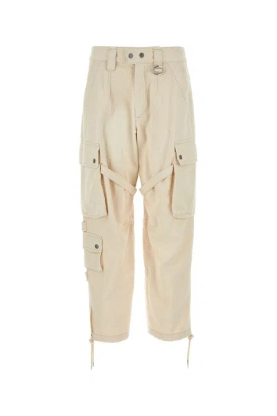ISABEL MARANT ISABEL MARANT WOMEN SAND COTTON EUSEBIO CARGO PANT