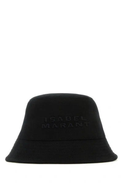 ISABEL MARANT ISABEL MARANT WOMEN SAND COTTON HALEY BUCKET HAT