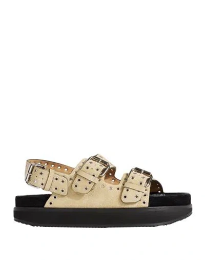 Isabel Marant Woman Sandals Beige Size 9 Soft Leather