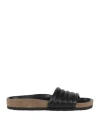 Isabel Marant Woman Sandals Black Size 11 Lambskin