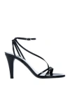 Isabel Marant Arora Leather Sandals In Black