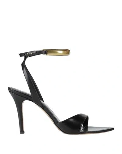 Isabel Marant Woman Sandals Black Size 6.5 Calfskin