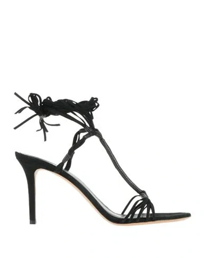 Isabel Marant Woman Sandals Black Size 6.5 Leather