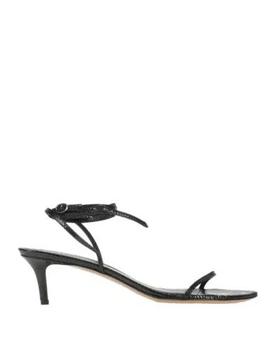 Isabel Marant Woman Sandals Black Size 8 Leather