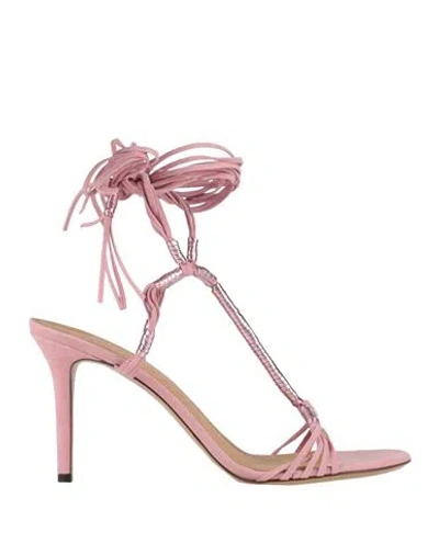 Isabel Marant Minimalist Metallic Sandals In Multi