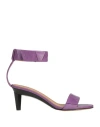 Isabel Marant Woman Sandals Purple Size 6 Calfskin