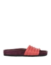Isabel Marant Woman Sandals Rust Size 10 Lambskin In Red